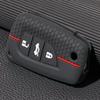 3 Button Silicone Remote Smart Car Key Chain Ring Cover Case Shell Protector For Toyota Auris Corolla Avensis Verso Yaris Aygo