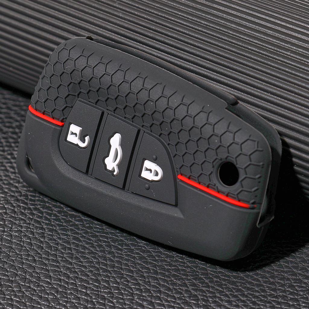 3 Button Silicone Remote Smart Car Key Chain Ring Cover Case Shell Protector For Toyota Auris Corolla Avensis Verso Yaris Aygo