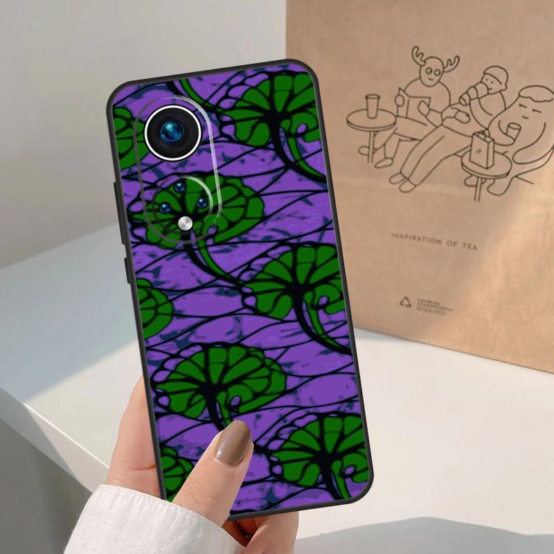 Африканская восковая ткань Для Honor Magic 7 Lite 5 6 8 Pro Чехол Для Honor 400 200 90 70 50 X8c X8b X9a X9b X9c X9d Win