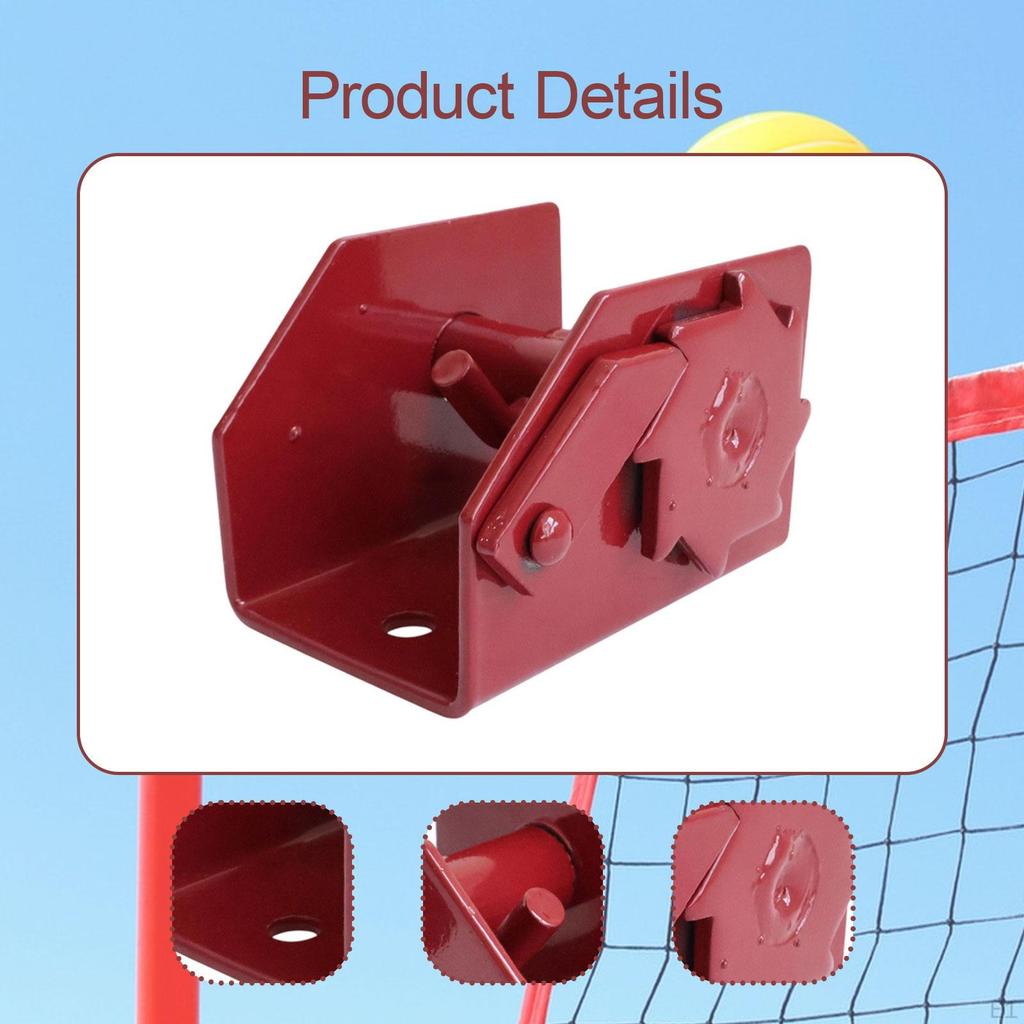 Натяжитель сетки для волейбола Стойка для бадминтона Легкая установка Крепление Тренировочное оборудование