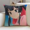 In Another World with My Smartphone Cushion Cover  skinfriendly linen pillowcase square removable and washable cushion