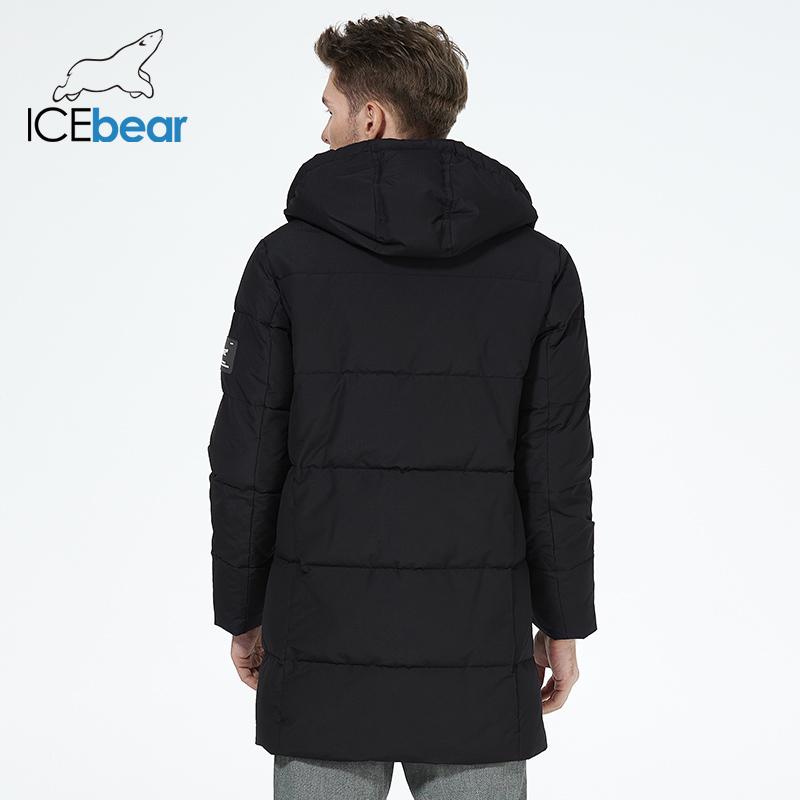 ICEbear 2023 Winter Jackets for Men Casual Cotton Coat Mid-length Puffer Parkas