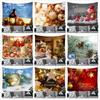 Christmas Theme Tapestry Living Room Bedroom Home Christmas Decoration