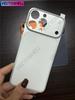Для iPhone 16 15 14 Pro Max Преобразование в 17 Pro Max Задняя наклейка Защитная крышка с защитой для фальшивой линзы камеры