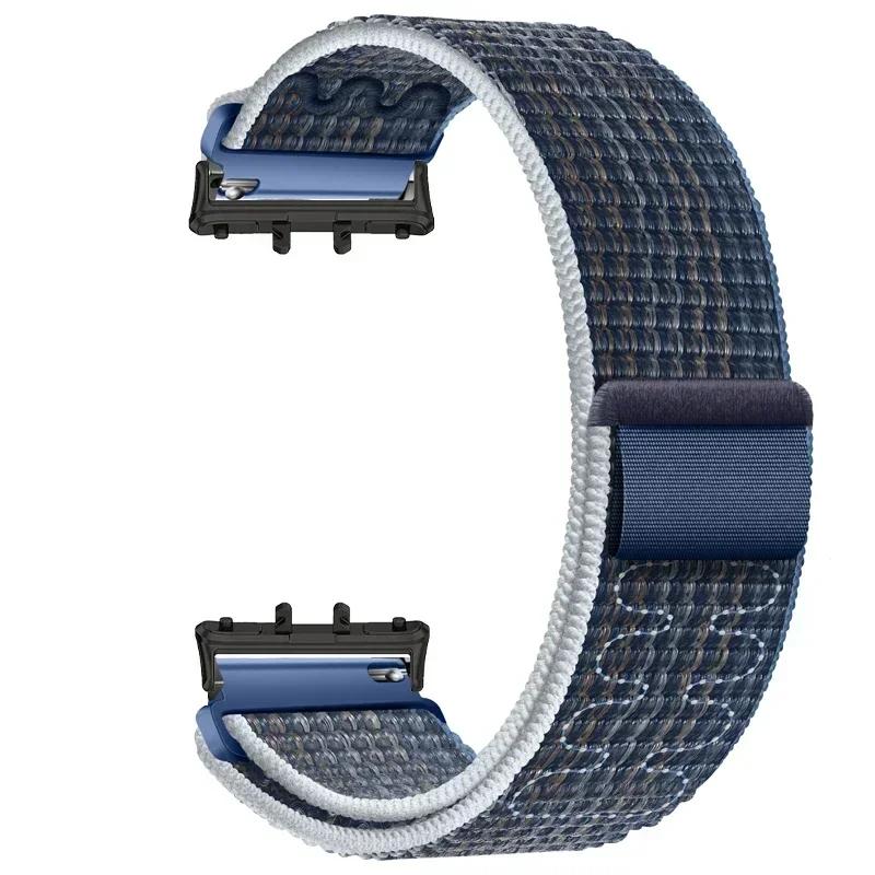 Спортивная нейлоновая петля для ремешка Samsung Galaxy Fit3 Аксессуары Дышащая Регулируемая Замена ремешка браслета для galaxy fit3band