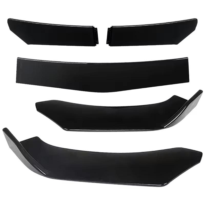 Adjustable 5Pcs Sectional Front Spoiler Lip For Skoda Fabia NJ PJ 2014-2026 Front Bumper Splitter Car Exterior Sport Body Kit