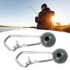 20Pcs Fishing Line Sinker Lock Snaps Fishing Clips Small Mini Design Easy To Carry Freshwater Stainless Steel Snaps Fishing Tackle