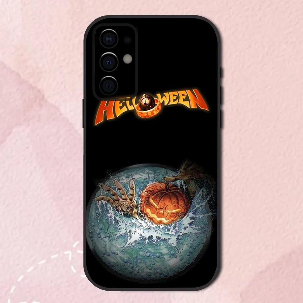 Чехол для телефона H-Helloween Band для Samsung S24, S21, S22, S23, S30, Ultra, S20, Plus, Fe, Lite, Note, 10, 9, 5G Черный Мягкий
