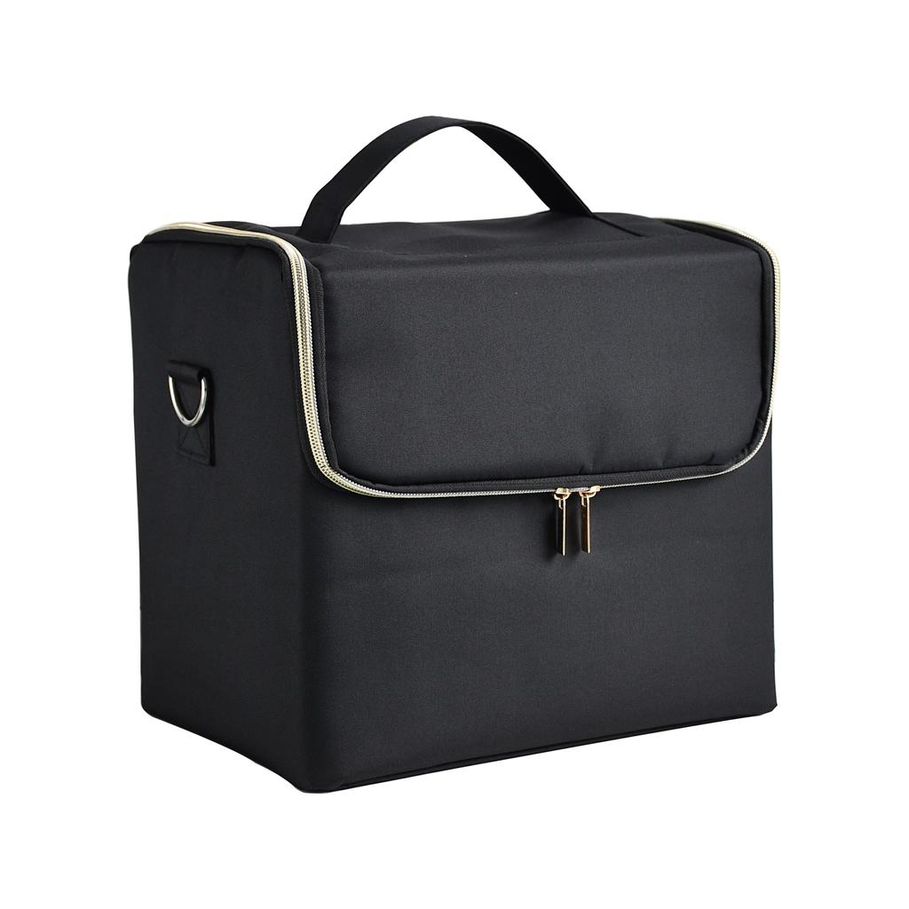 Сумка для макияжа, ручная большая вместительная многослойная маникюрная парикмахерская набор инструментов для вышивания, чехол для хранения косметики, сумка для туалетных принадлежностей