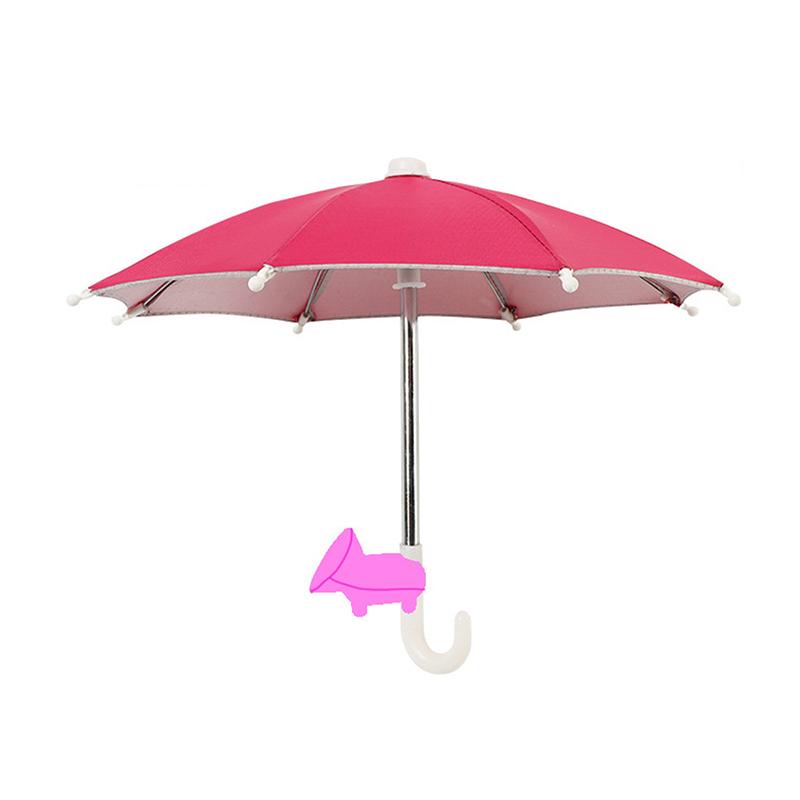 Многоцветный зонтик от солнца для мобильного телефона с присоской, подставка для телефона, чехол для улицы, солнцезащитный козырек, держатель для телефона, аксессуары