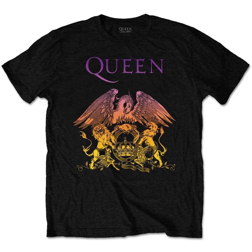 Черная классическая рок-группа Queen Crest, футболка унисекс с Фредди «Богемская рапсодия»