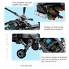 704PCS Military Helicopter Z-10 Model Building Blocks City SWAT Armed Aircraft Gunship Bricks Toys For Boys Birthday Gifts