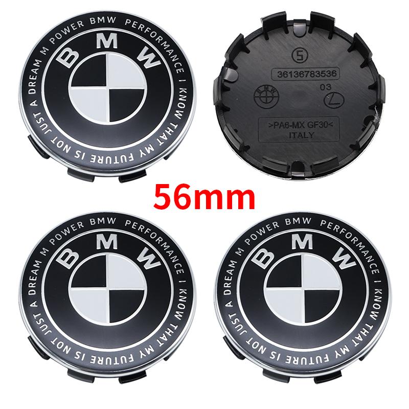 BBKR7 Car Thunder black white Logo Front Hood Emblem 82mm+Rear Badge 74mm+Wheel Hub Cap 68mm+56mm steering wheel sticker For All BMW