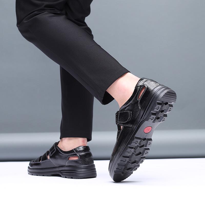 Кожаные мужские туфли на шнуровке, дышащие деловые мужские туфли для офиса на плоской подошве, повседневные модельные туфли для мужчин