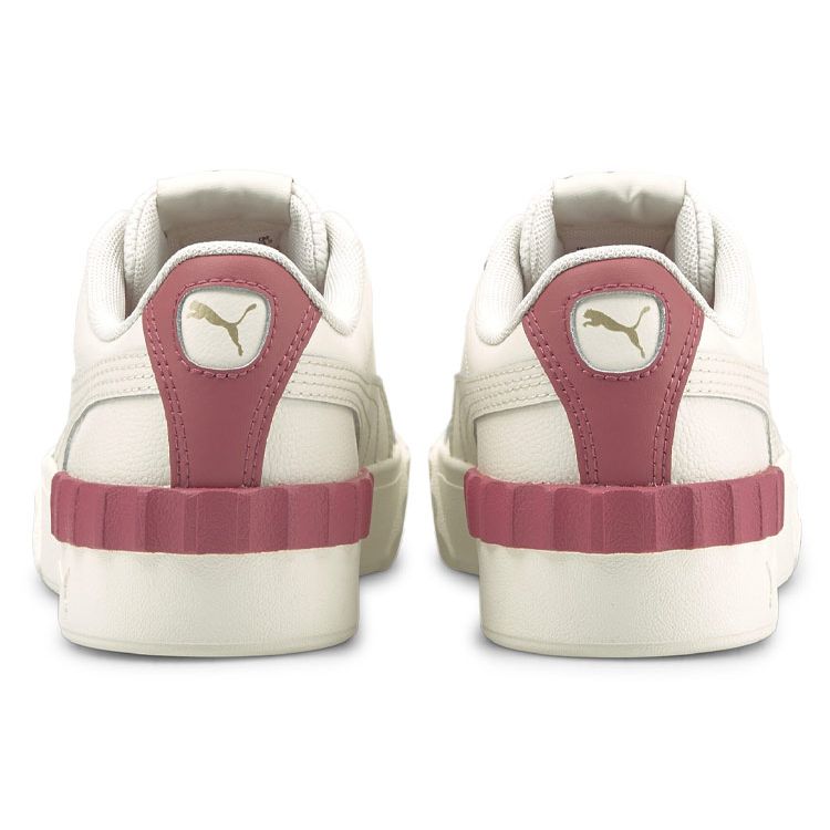 Puma Carina Lift Кожа Удобные Простые Прочные Легкие Дышащие Низкие Кроссовки Женские кроссовки Слоновая кость 373031-12