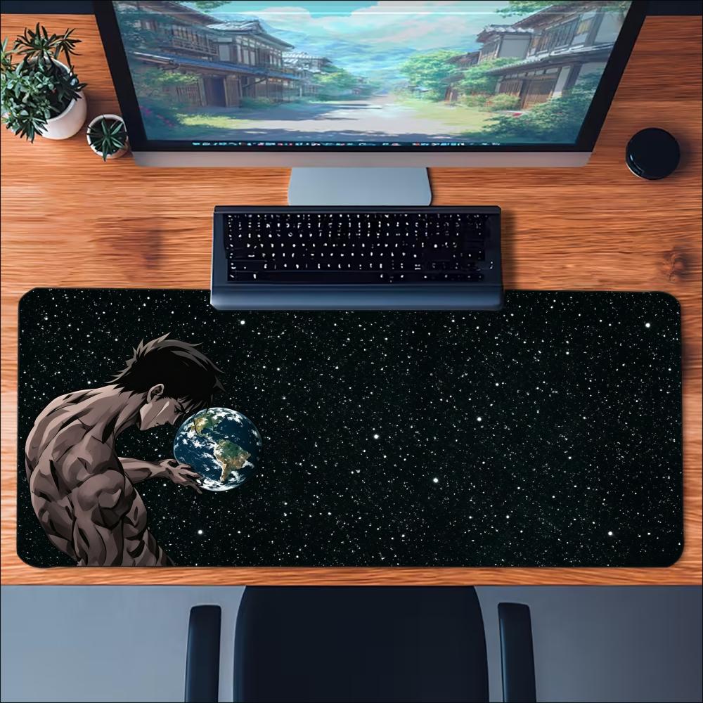 Starry Space Cosmic Anime Character Art NonSlip Rubber Mouse Pad For Precise Mouse Control Gaming Desktop Daily Sessions