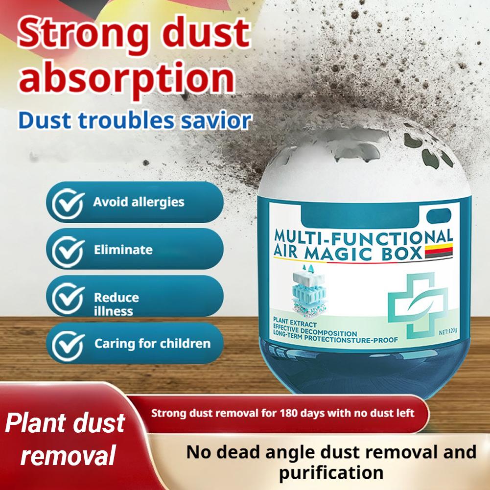 Indoor Air Purification Dust Removal Magic Box - Odor Eliminator Respiratory Care Freshener for Home Air Quality Improvement