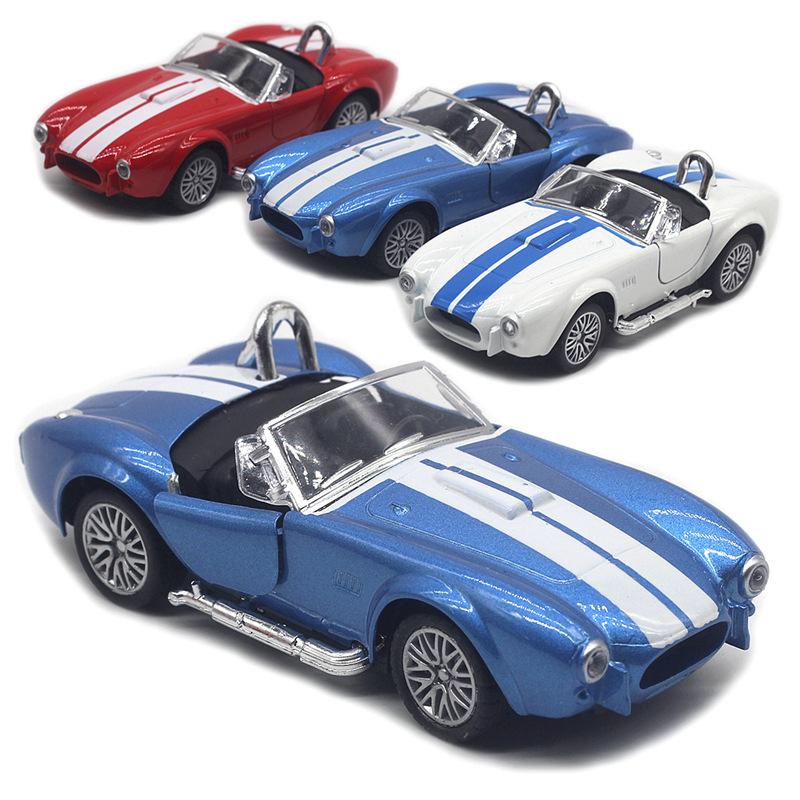 13см 1:Масштаб 32 Металлический Сплав Классический Shelby Cobra 427 Классический Автомобиль Модель Автомобиля Литье под Давлением Транспортные Средства Игрушки Детские Рождественские Подарки