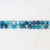 10mm Round Blue Agates Onyx Loose Beads Natural Stone Accessories Parts DIY Hand Made Women Girls for Jewelry Making Design