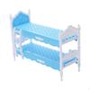 1/12 Dollhouse Bunk Bed Mini Classic Furniture Model Pretend Toy for Fairy Gardens