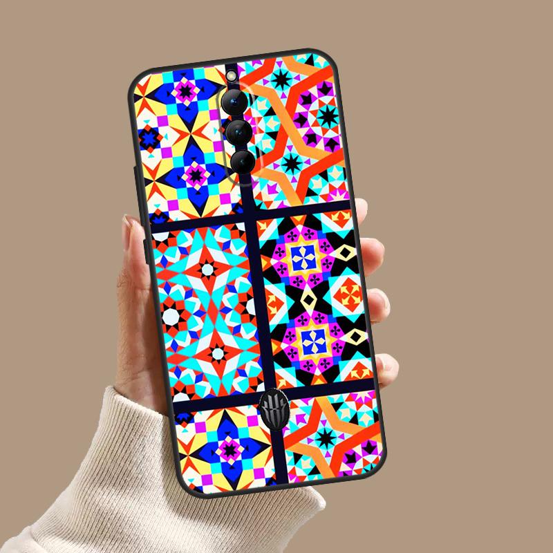 Чехол с узором марокской мозаики для ZTE Nubia Red Magic 11 9S 8S 8 9 10 10S Pro Plus 6 7 6S 7S Pro 5G 6R 10 Air