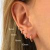 Серьги из нержавеющей стали 6-15 мм, минималистичные, классические, круглые, золотого цвета, для женщин, мужчин, крошечные серьги-кольца Huggie, рок-украшения, подарок