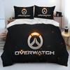 New 3D Print Ow Overwatch Game Dva Comfortable Duvet Quilt Cover Pillowcase Bedding Set Children Bedroom Decoration Home Textile