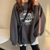 Sweatshirt Women's Loose Large Size Fashion Student Casual Top Long-sleeved Pullover