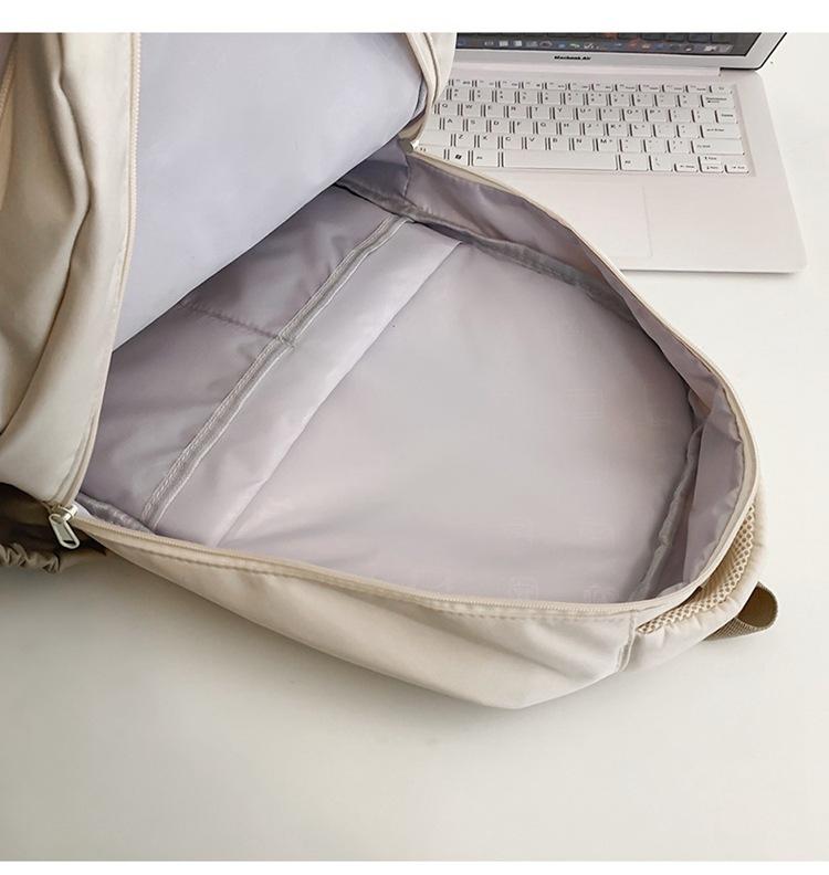 Студенческий школьный рюкзак, женский рюкзак с цветными блоками, компьютерный рюкзак большой емкости, мужской рюкзак для средней школы