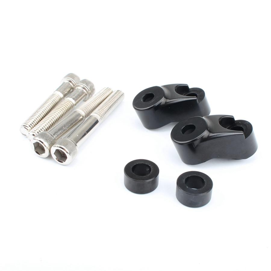 1 пара черных комплектов для переноса передних указателей поворота для 39 мм 49 мм Sportster FXR FXD Dyna