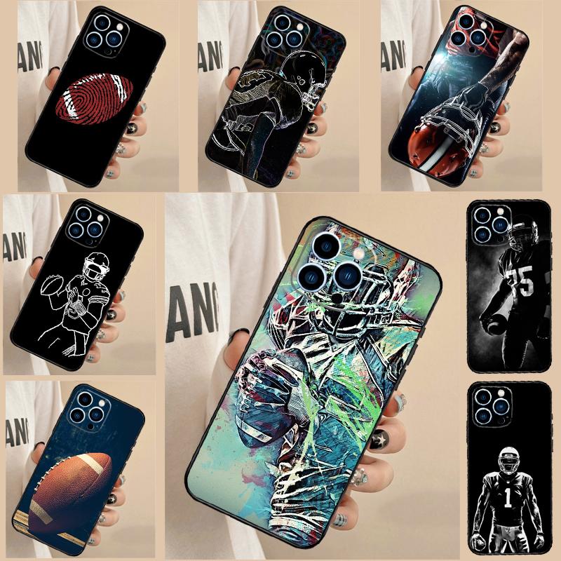 Спортивный чехол для американского футбола для Samsung Galaxy A25 A54 A34 A14 A52 A32 A12 A13 A33 A53 A15 A16 A36 A56 A26 A05 A35 A55