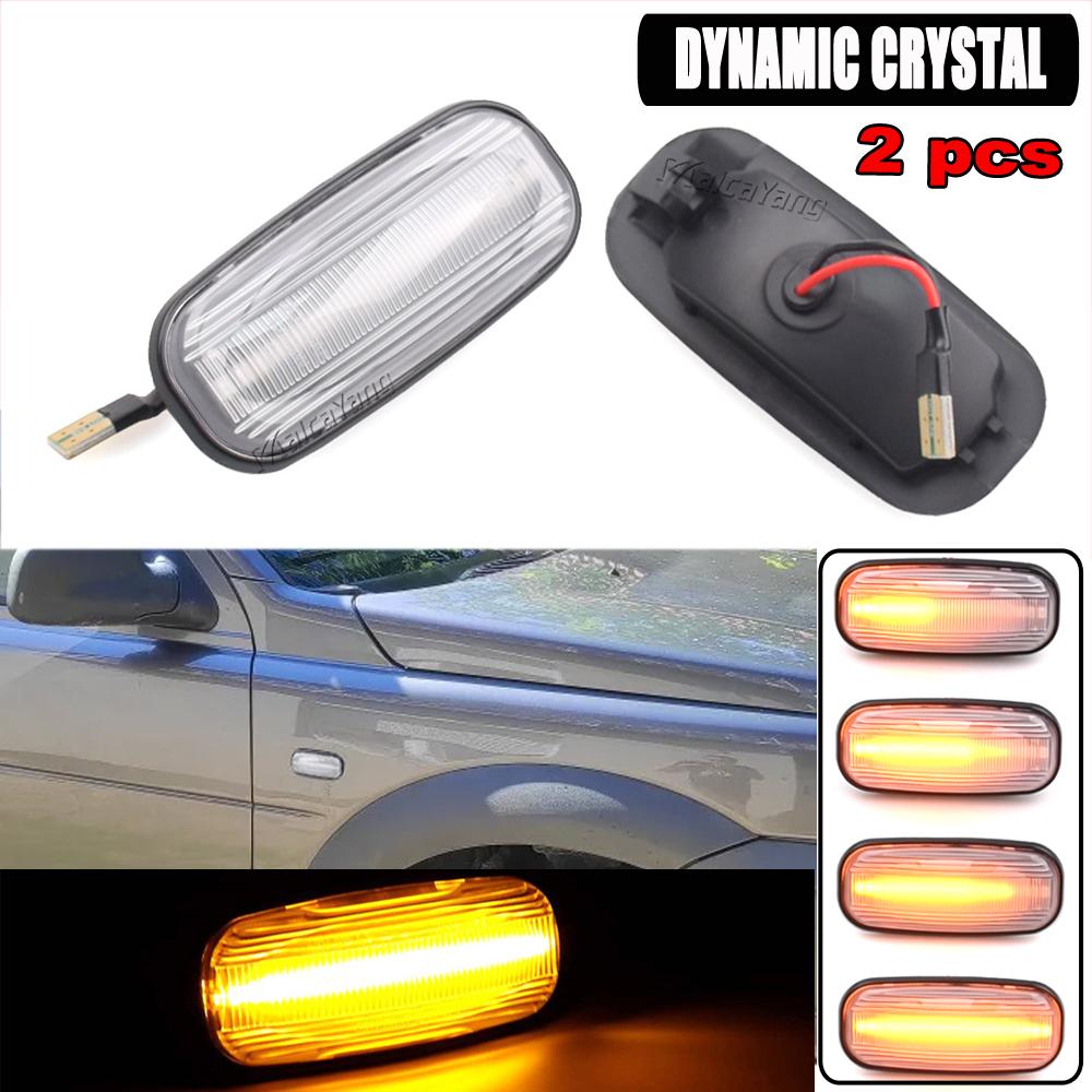 1Pair Premium Quality LED Dynamic Turn Signal Light For Land Rover Discovery 2 Defender Freelander 1