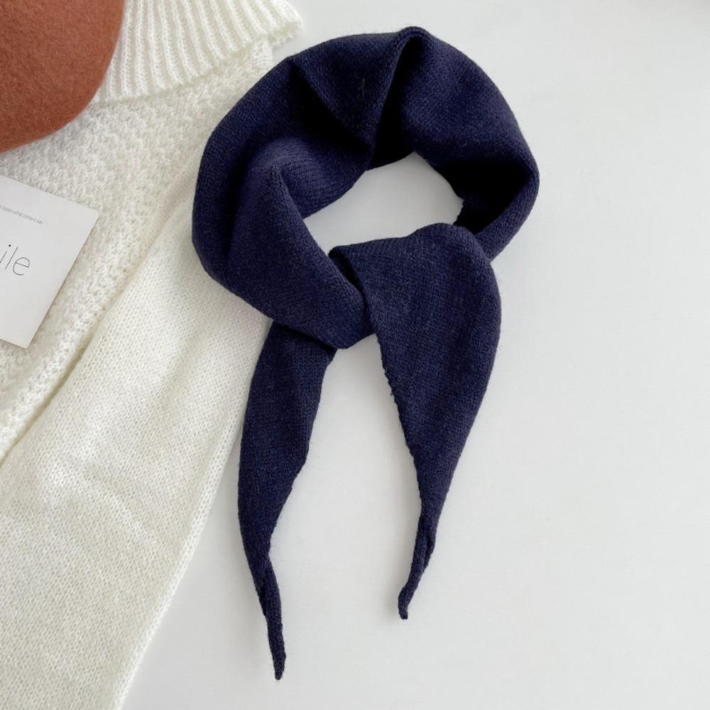 Soft Knitted Triangle Scarf Windproof Women Cashmere Shawl Luxury Winter Cashmere Scarves Girls