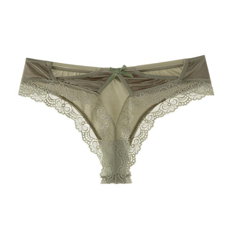 «Женские стринги Ice Silk Lace с низкой талией»