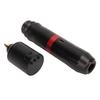 Rotary Tattoo Pen Machine Kit with 1300mAh Power Supply Clip Cord RCA Connector Wireless Tattoo Pen