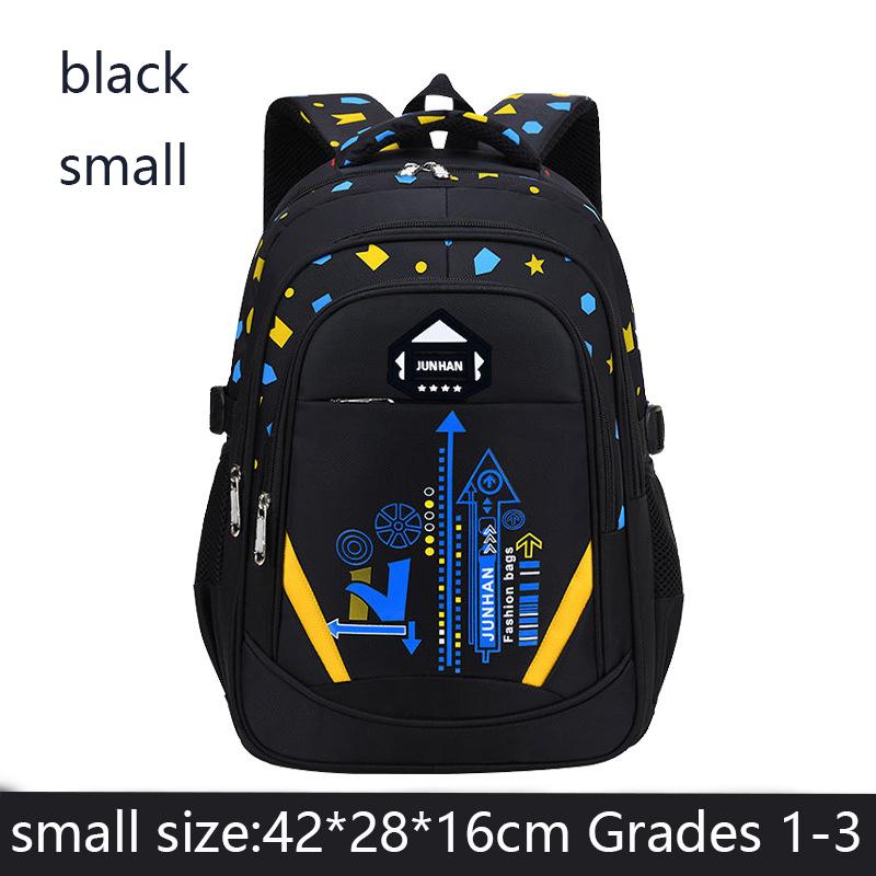 Kid'S Shoulder Bag Geometry Pattern Teen Children Backpack Fashion Schoolbag Boy Girl Backpack Book Bag Waterproof Mochila