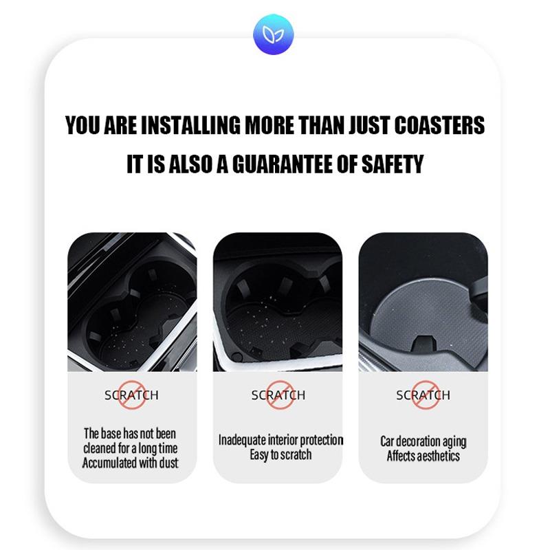 Автомобильные противоскользящие вставки-подстаканники, автомобильные аксессуары для Opel Adam Ampera Corsa Insignia Karl Rocks-e Astra New Energy