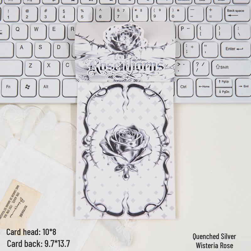 Самоклеящийся милый набор пакетиков для упаковки карточек для маленьких карточек