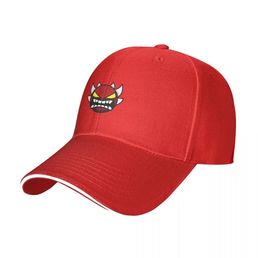 Geometry Dash - Extreme DemonCap Baseball Cap Hat Beach Luxury Hat Unisex Hats Women's