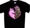 Deer Kissing Camo Pink Tee Black Shirt New Shirt