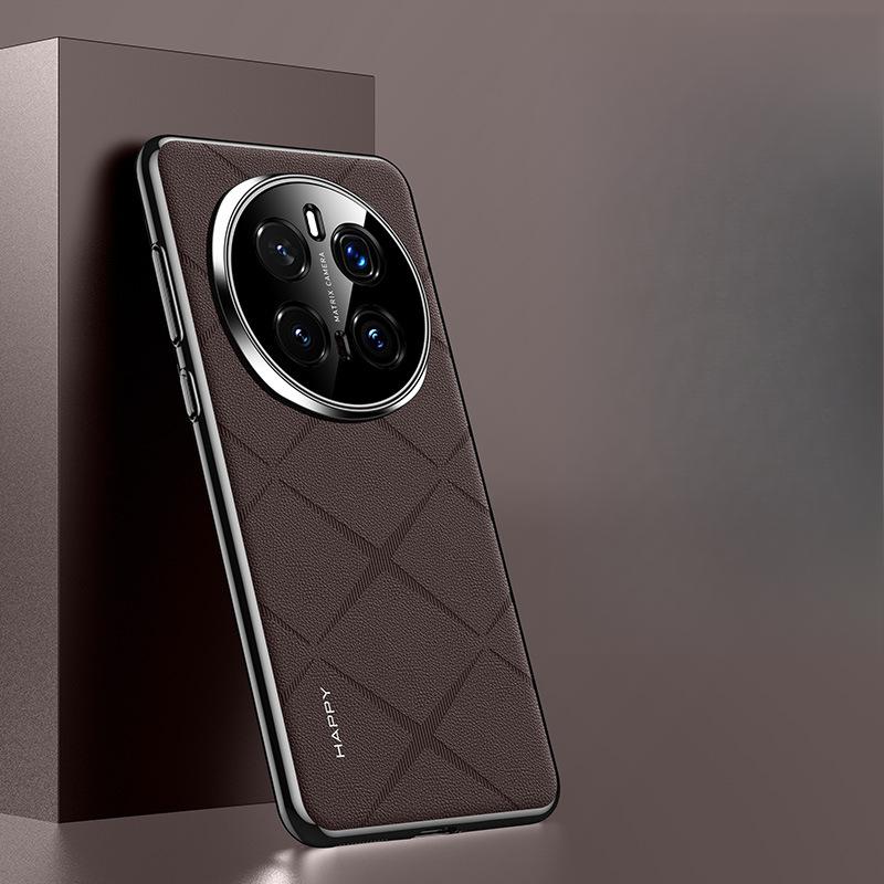Подходит для чехла для мобильного телефона Honor Magic7pro Бизнес Высококлассный Honor6 Ударопрочный Все включено 7 Мужской и женский 6pro Однотонный кожаный чехол