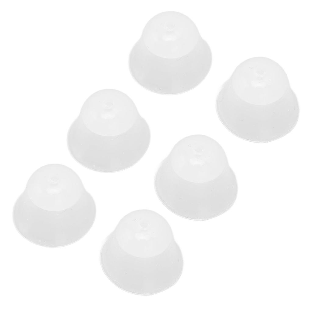 6 шт. Универсальные мягкие удобные силиконовые вкладыши для слуховых аппаратов, сменные вкладыши для слуховых аппаратов