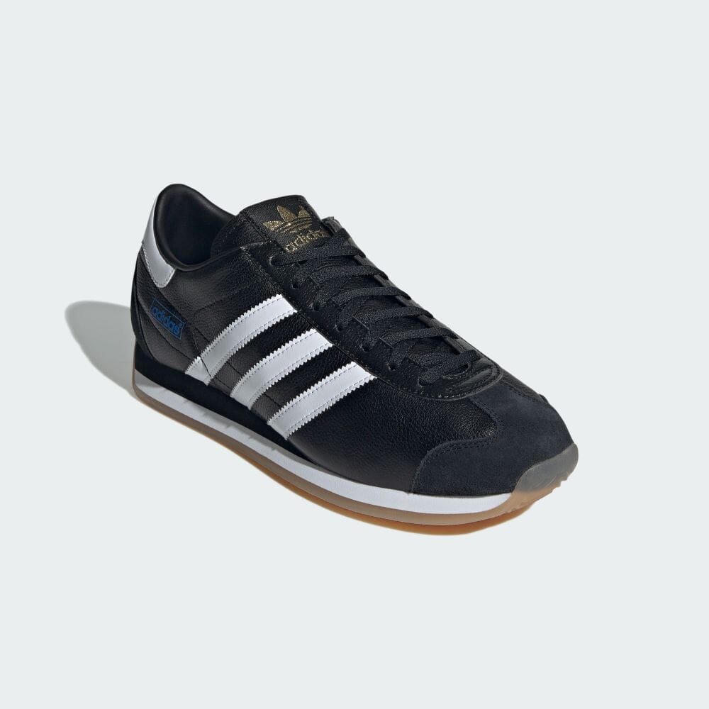 Adidas Кроссовки COUNTRY JAPAN Core Black ORIGINALS Unisex T Toe Shoes IH0299 Core Black/Обувь White/Blue