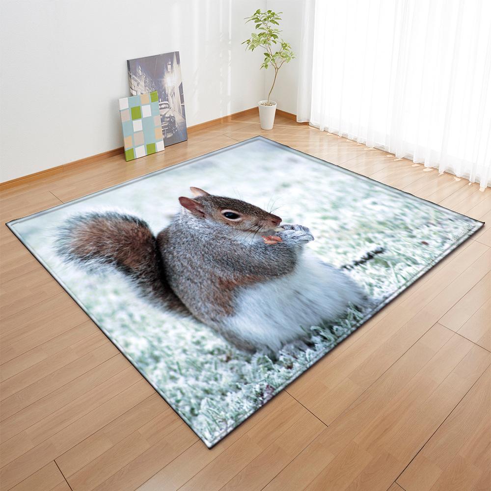 Animal Large Carpet Feather Wind Bedroom Floor Mat