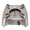 Drawer Type Alcohol Burner One Piece Stainless Steel Sliding Adjustment Fire Drawer Structure