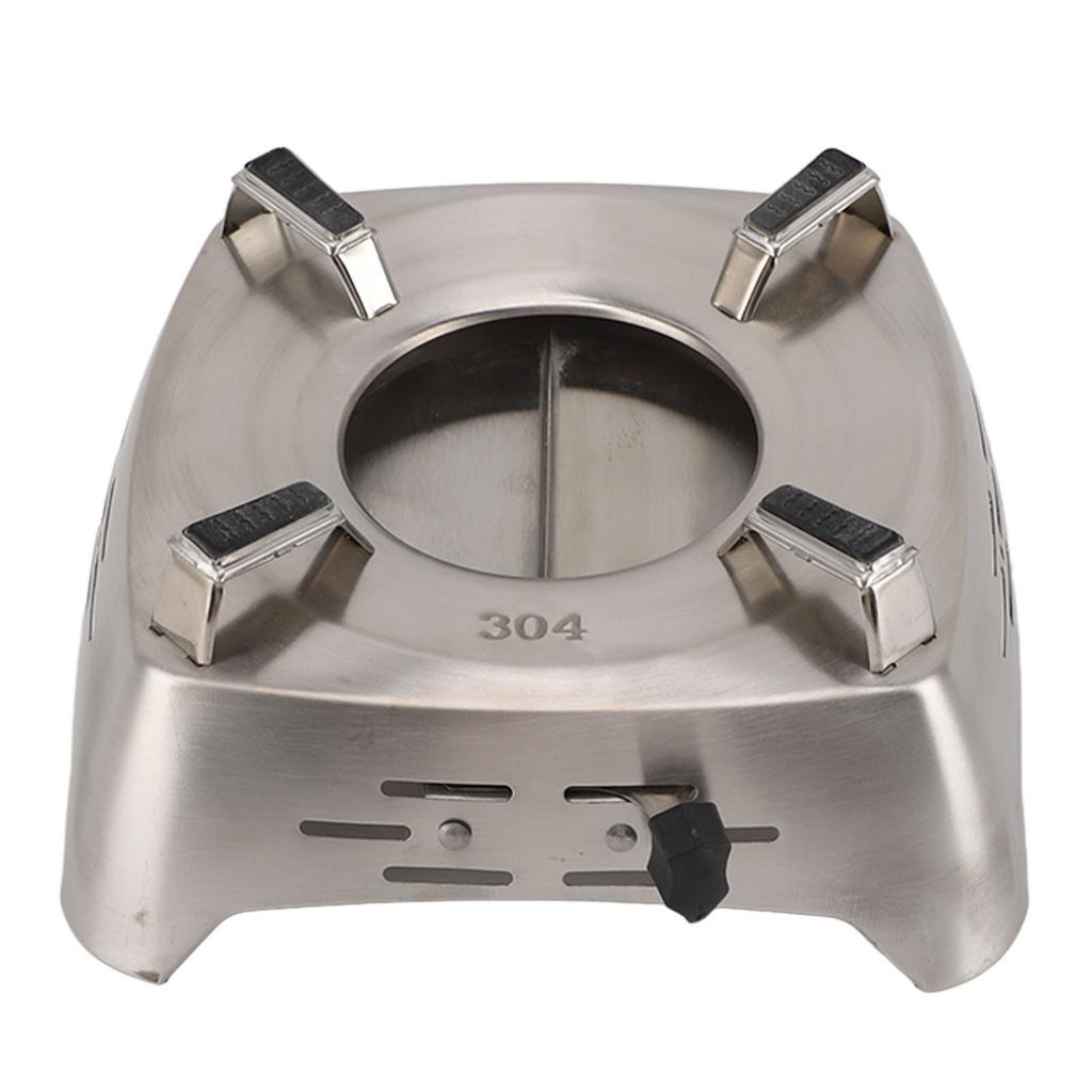 Drawer Type Alcohol Burner One Piece Stainless Steel Sliding Adjustment Fire Drawer Structure