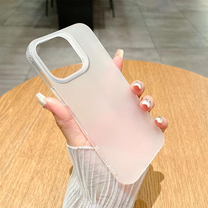 New Yuanqi Case Suitable for Apple 16 Simple Protective Case Transparent Iphone15promax Protective Case TPU14