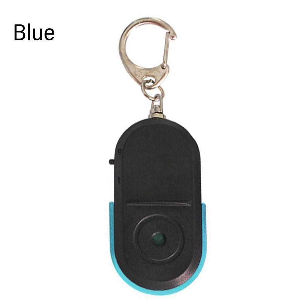 Mini With LED Light Whistle Sound Locator Keychain Key Finder Sensor Anti-Lost Alarm Key Finder