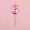 1pc Birthday Cake Topper Candles Blue Pink Birthday Digital Candle Memorial Day Party Cake Decor For Girl Boys Cake Accessories