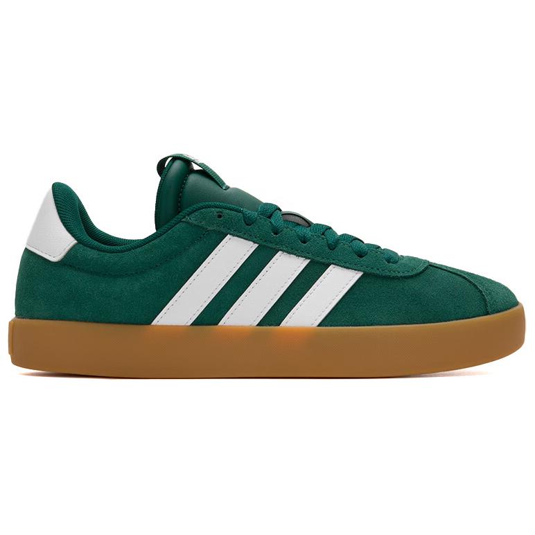 Adidas VL COURT 3.0 Anti Slip Wear Resistant Low Top Skateboard Shoes Unisex Green White Sneakers JP8571